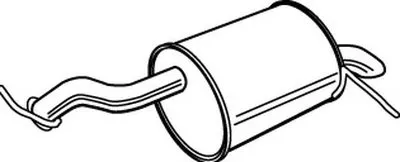 Глушитель выхлопных газов конечный WALKER купить