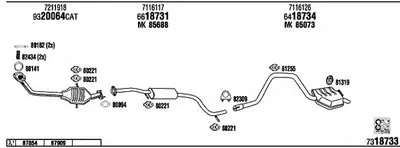 Система выпуска ОГ WALKER купить