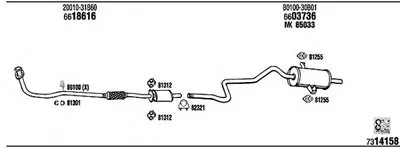 Система выпуска ОГ WALKER купить