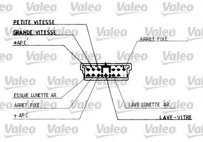 Выключатель на колонке рулевого управления VALEO купить