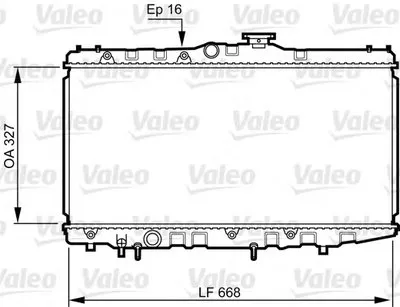Радиатор, охлаждение двигателя VALEO купить