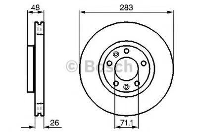 Тормозной диск BOSCH купить