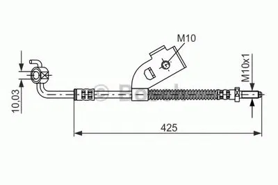 Тормозной шланг BOSCH купить
