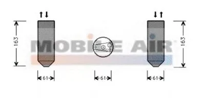 Осушитель, кондиционер VAN WEZEL купить