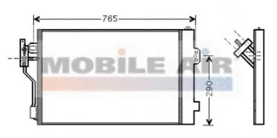 Конденсатор, кондиционер VAN WEZEL купить