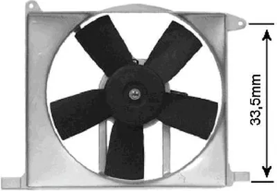 Вентилятор, охлаждение двигателя VAN WEZEL купить