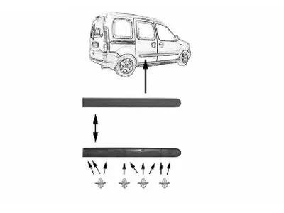 Облицовка / защитная накладка, дверь VAN WEZEL купить