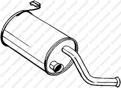 Глушитель выхлопных газов конечный BOSAL купить