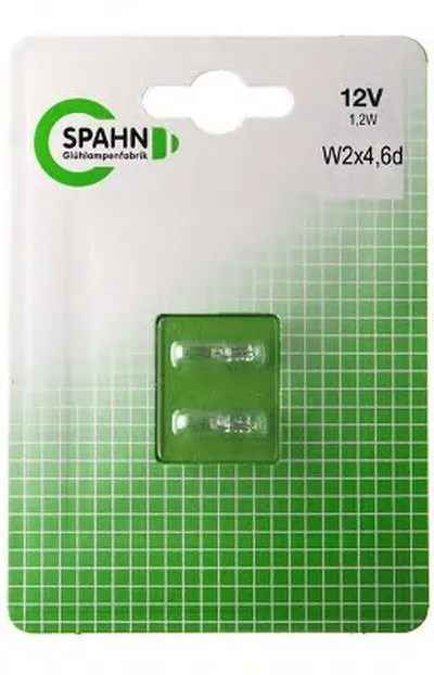 Лампа накаливания, освещение щитка приборов; Лампочка, ручка переключения авт.; Лампа, ремня безопасности SPAHN GLÜHLAMPEN купить