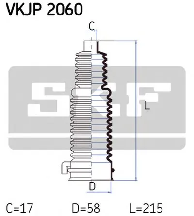 Комплект пылника, рулевое управление SKF купить