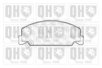 Комплект тормозных колодок, дисковый тормоз QUINTON HAZELL купить