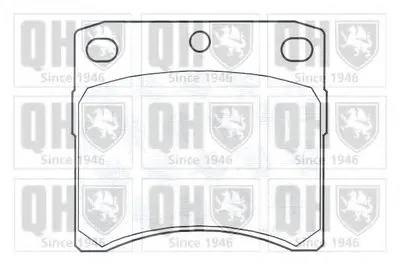 Комплект тормозных колодок, дисковый тормоз QUINTON HAZELL купить