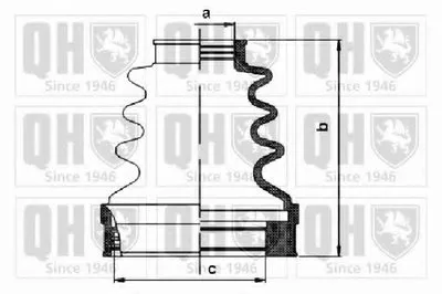 Комплект пылника, приводной вал QUINTON HAZELL купить