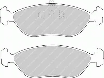 Комплект тормозных колодок, дисковый тормоз PREMIER FERODO купить