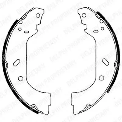 Комплект тормозных колодок DELPHI купить