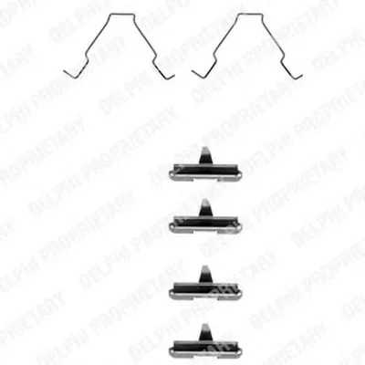Комплектующие, колодки дискового тормоза DELPHI купить