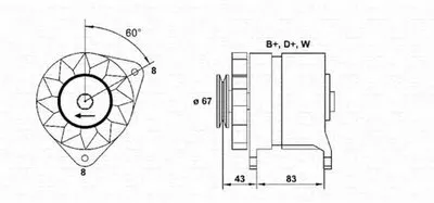 Генератор MAGNETI MARELLI купить