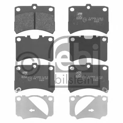 Комплект тормозных колодок, дисковый тормоз FEBI BILSTEIN купить