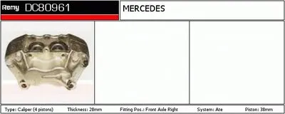 Тормозной суппорт Remanufactured REMY (Multiline) DELCO REMY купить