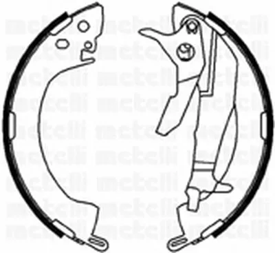 Комплект тормозных колодок METELLI купить