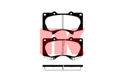 Комплект тормозных колодок, дисковый тормоз NK купить