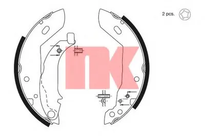 Комплект тормозных колодок NK купить