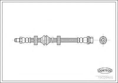 Тормозной шланг CORTECO купить