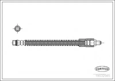 Тормозной шланг CORTECO купить