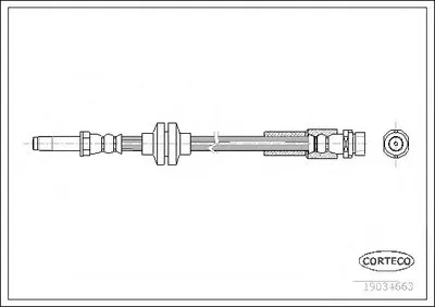 Тормозной шланг CORTECO купить