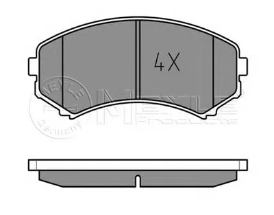Комплект тормозных колодок, дисковый тормоз MEYLE купить