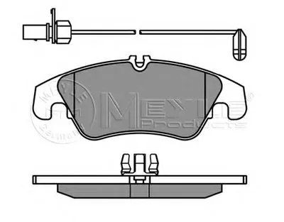 Комплект тормозных колодок, дисковый тормоз MEYLE купить