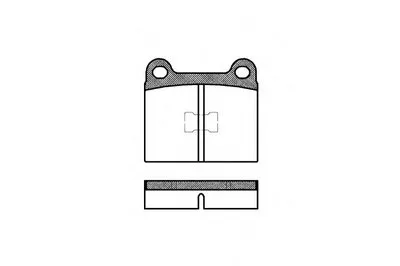 Комплект тормозных колодок, дисковый тормоз REMSA купить