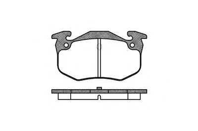 Комплект тормозных колодок, дисковый тормоз REMSA купить