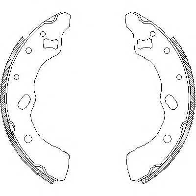 Комплект тормозных колодок REMSA купить