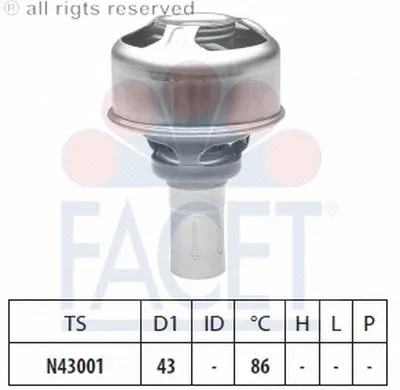 Термостат, охлаждающая жидкость FACET купить