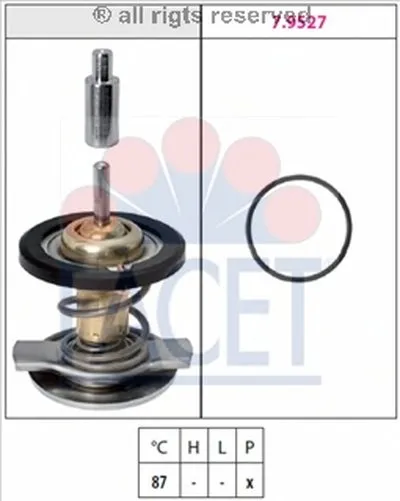 Термостат, охлаждающая жидкость FACET купить