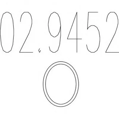 Уплотнительное кольцо, труба выхлопного газа MTS купить