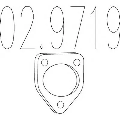 Прокладка, труба выхлопного газа MTS купить