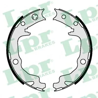 Комплект тормозных колодок, стояночная тормозная система LPR купить