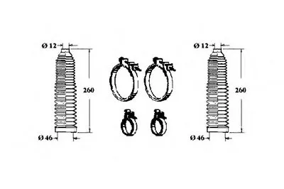 Комплект пылника, рулевое управление OCAP купить