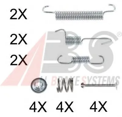 Комплектующие, тормозная колодка A.B.S. купить