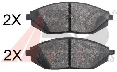 Комплект тормозных колодок, дисковый тормоз A.B.S. купить