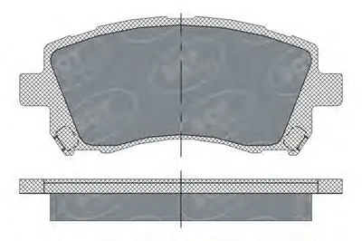 Комплект тормозных колодок, дисковый тормоз SCT Germany купить