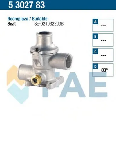Термостат, охлаждающая жидкость FAE купить
