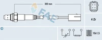 Лямда-зонд FAE купить