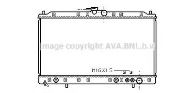 Радиатор, охлаждение двигателя AVA QUALITY COOLING купить