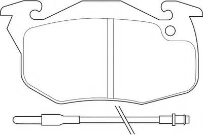 Комплект тормозных колодок, дисковый тормоз DURON купить