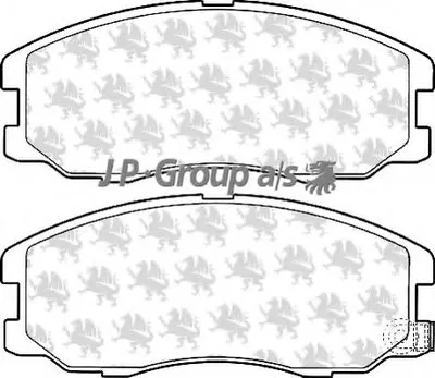 Комплект тормозных колодок, дисковый тормоз QH JP GROUP купить