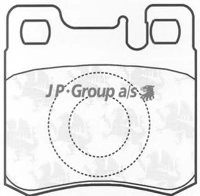 Комплект тормозных колодок, дисковый тормоз QH JP GROUP купить