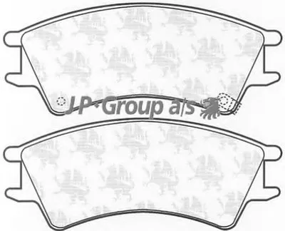 Комплект тормозных колодок, дисковый тормоз QH JP GROUP купить